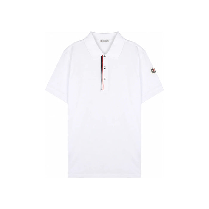Moncler Tricolor Patch Polo Shirt for Men 8A00022 899P0 002