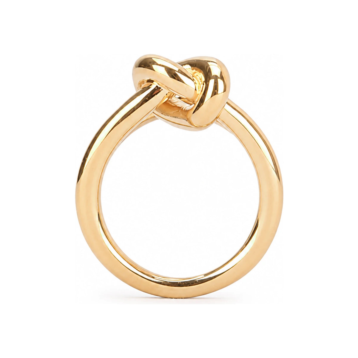 CELINE Note Double Ring Gold-Finish Brass Jewelry 461FW6BRA 35OR