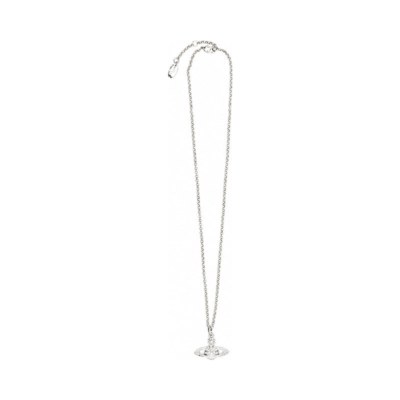 Vivienne Westwood Orb Crystal Silver Necklace