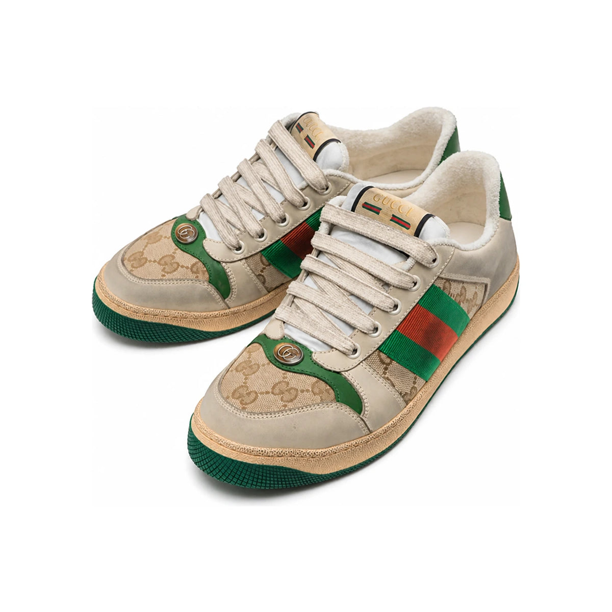 GUCCI Screener GG Canvas Men’s Low-Top Sneakers