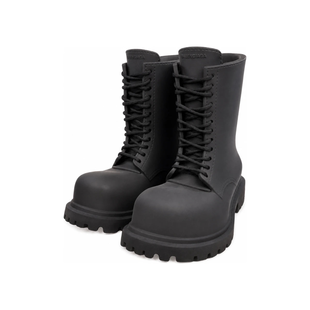 BALENCIAGA Black Leather Chelsea Boots for Men