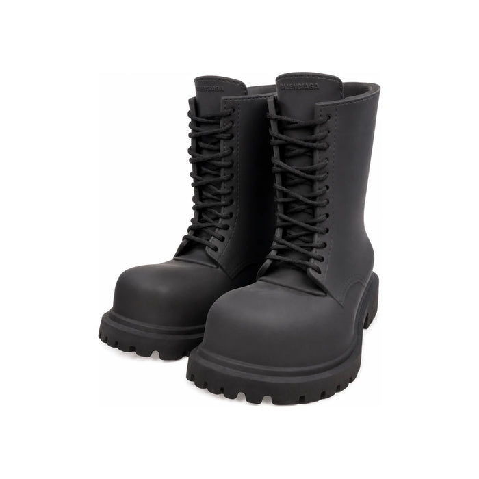 BALENCIAGA Black Leather Chelsea Boots for Men