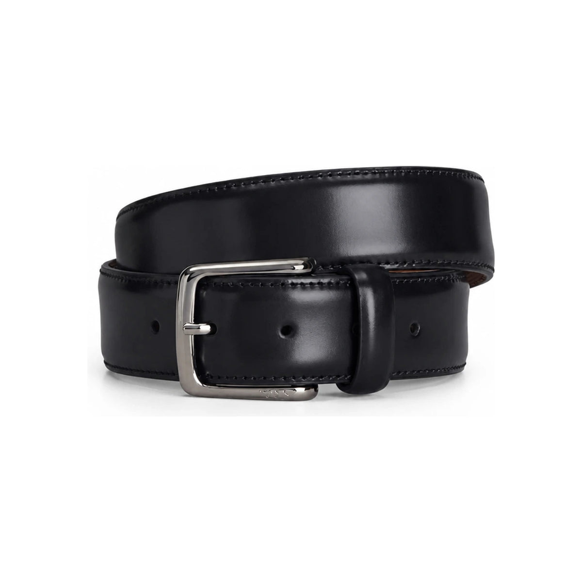Tods Men's Classic Black Leather Belt