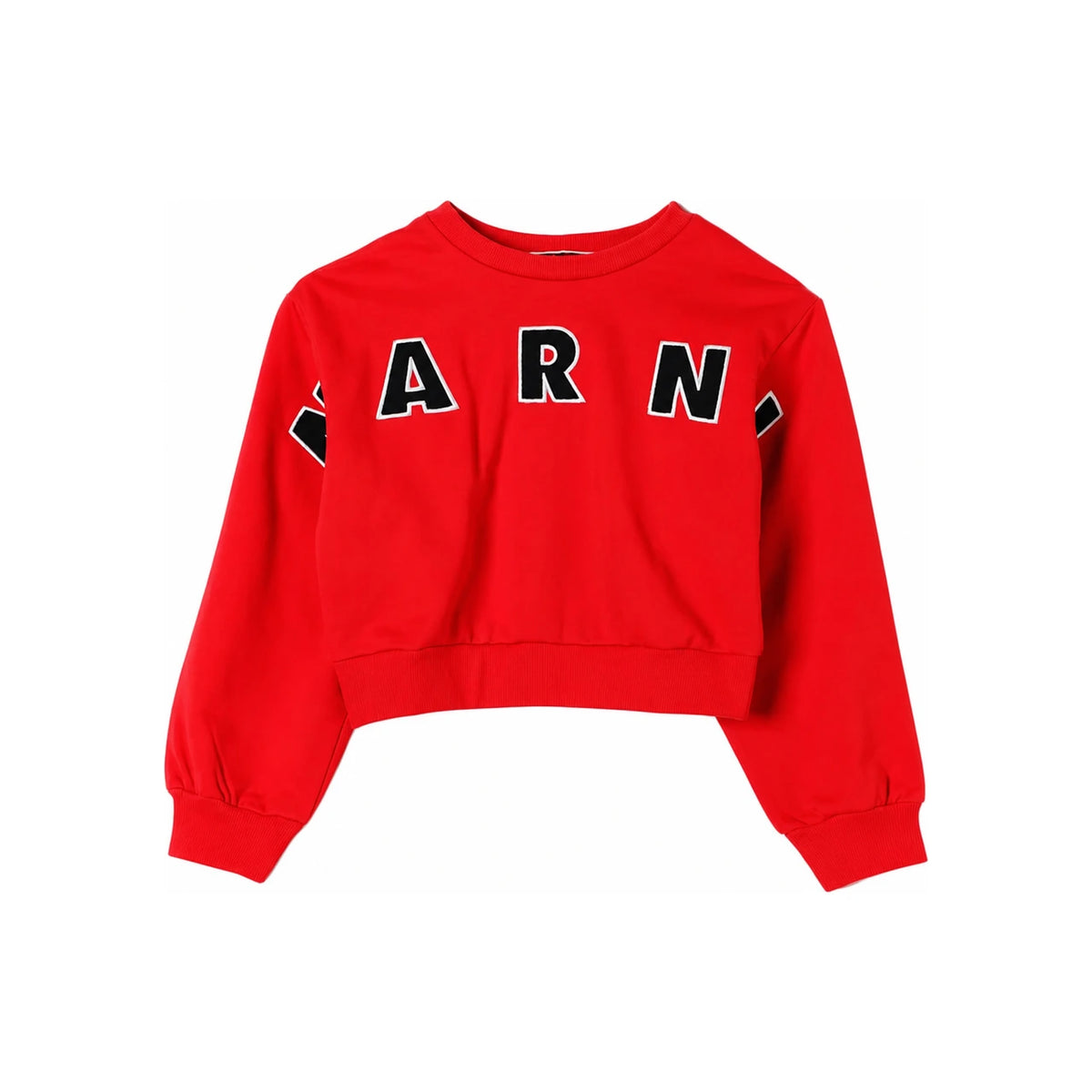 Marni Women’s Logo Crop Sweatshirt M01193 M00RE 0M416