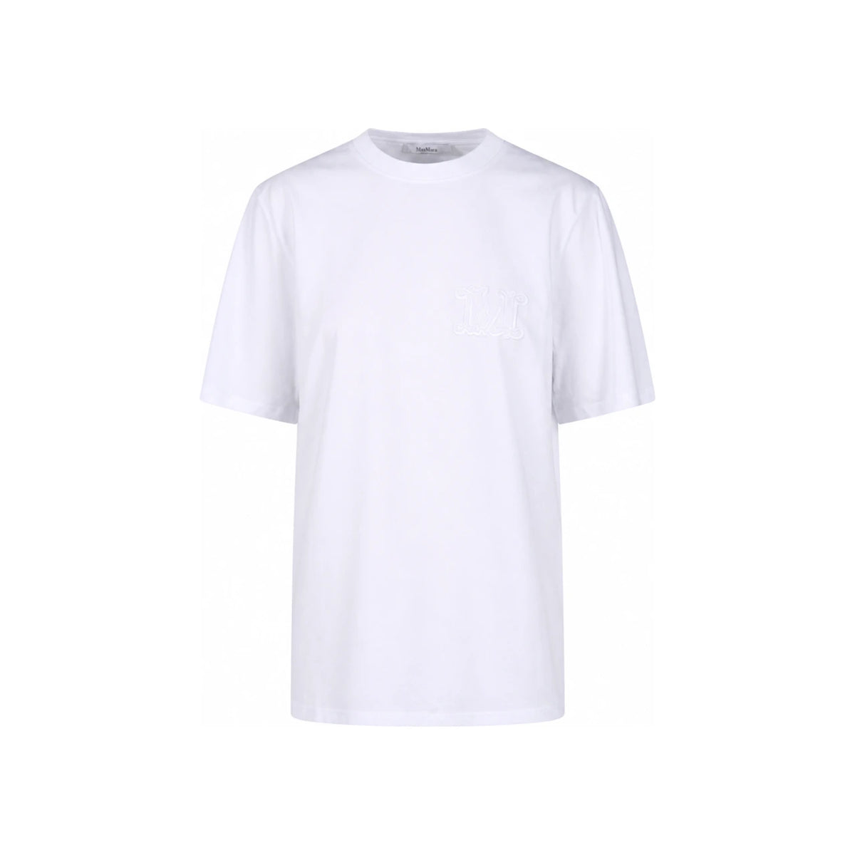 Max Mara MANGO Logo T-Shirt White 2421946021 001