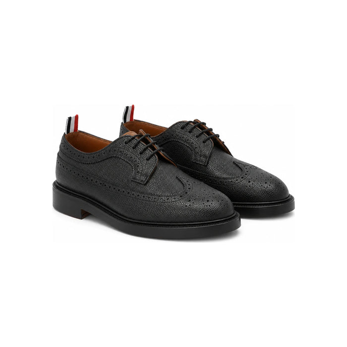 THOM BROWNE Men's Longwing Brogue Leather Sole Dress Shoes MFD002A 00198 001