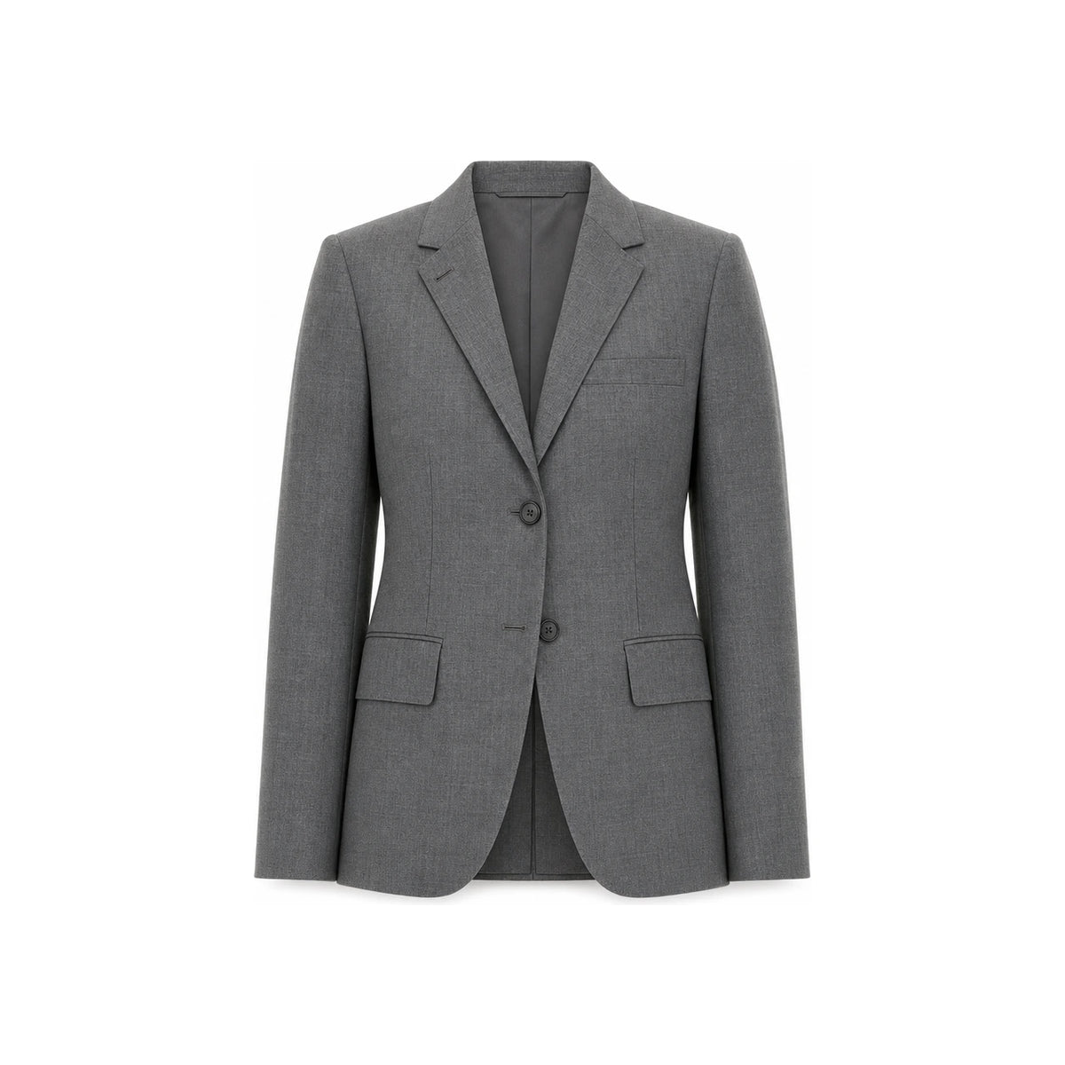 THOM BROWNE Classic Twill Sport Coat Jacket Gray Women