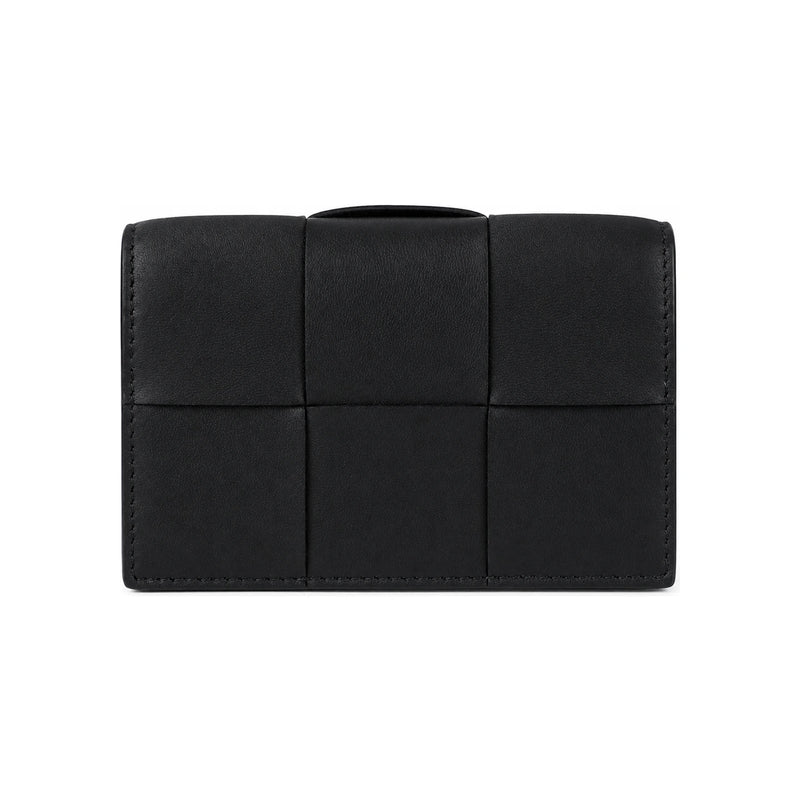 Bottega Veneta Intrecciato Leather Card Holder Wallet Unisex 651396 V3UO3 8803