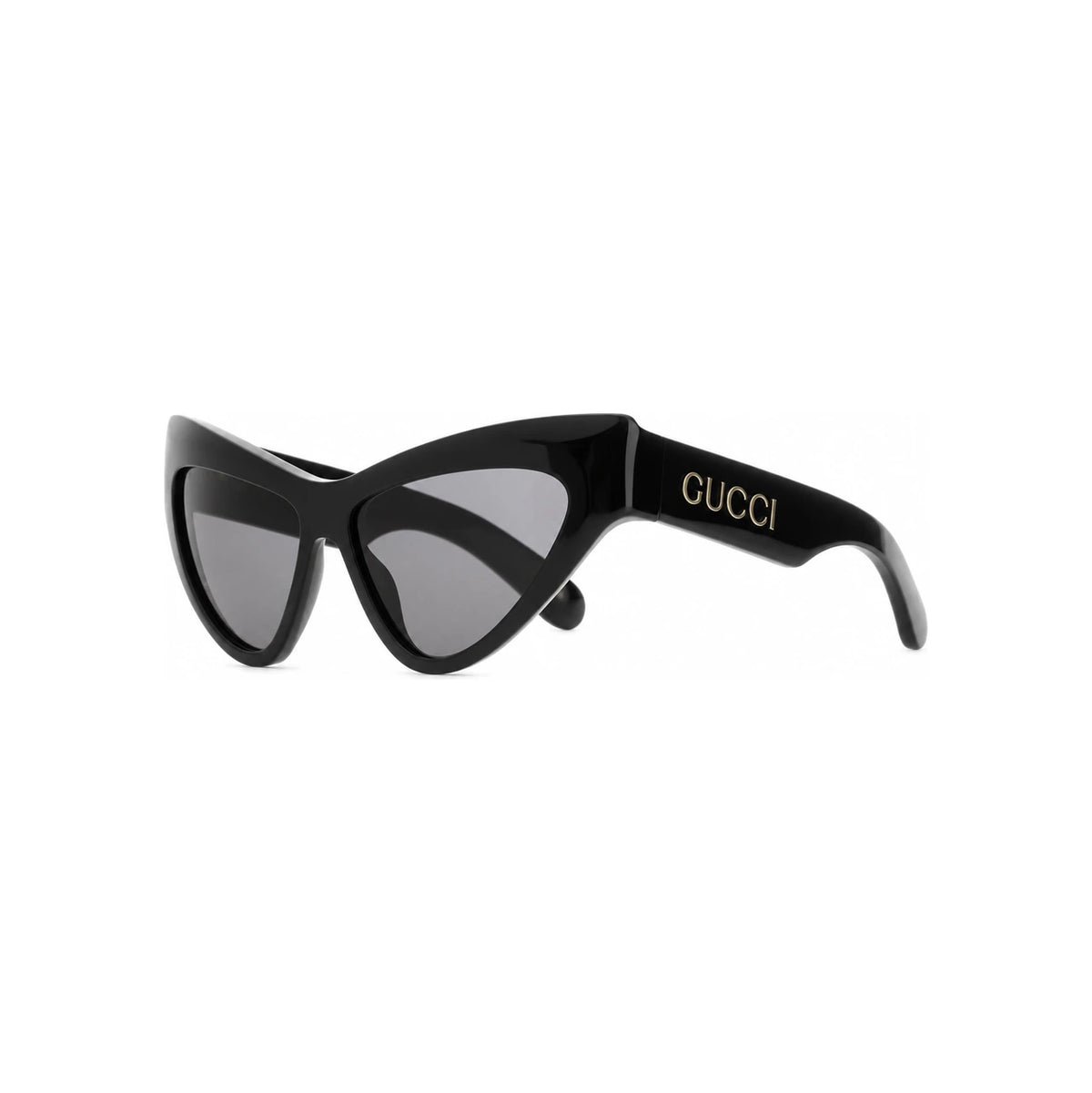 GUCCI Black Acetate Cat Eye Sunglasses