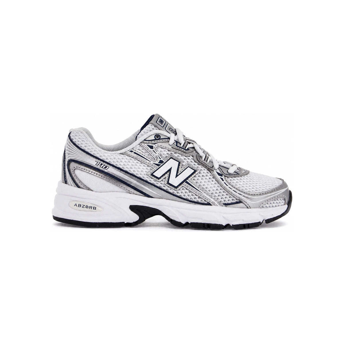 New Balance Navy White 740v2 Low-Top Sneakers for Men