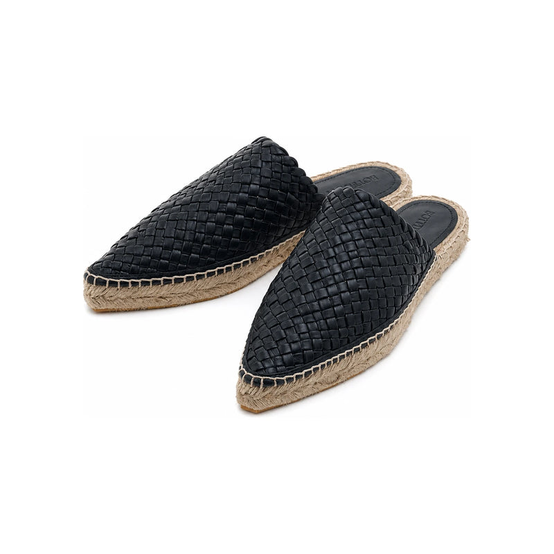 Bottega Veneta Women's Intrecciato Woven Leather Espadrille Loafers