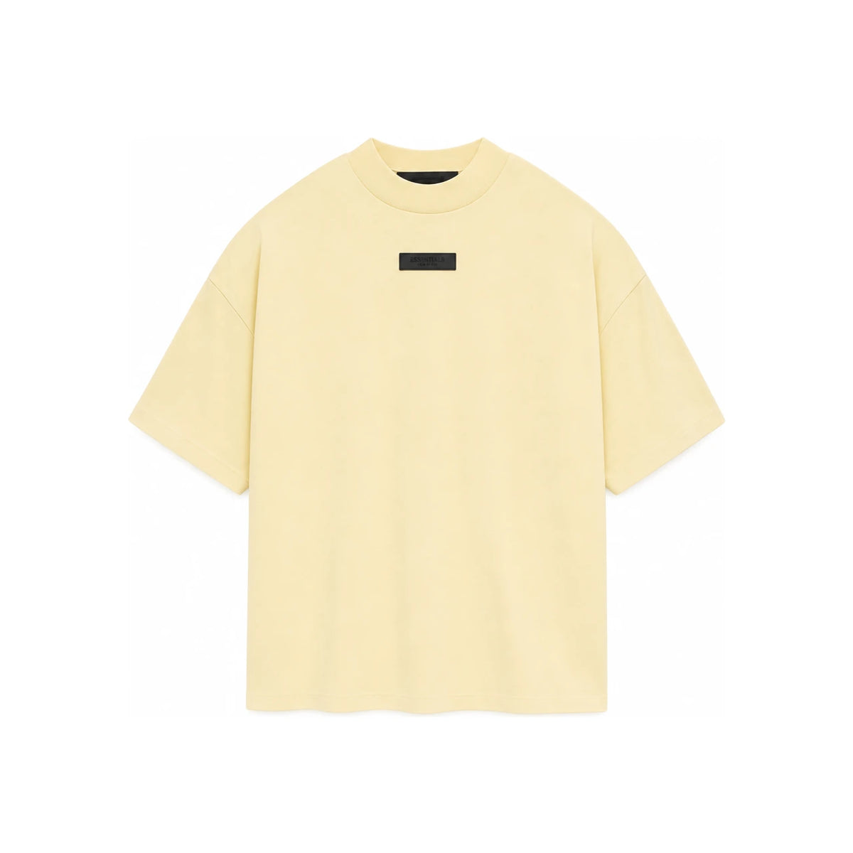 Fear of God Essentials Logo Patch Canary T-Shirt