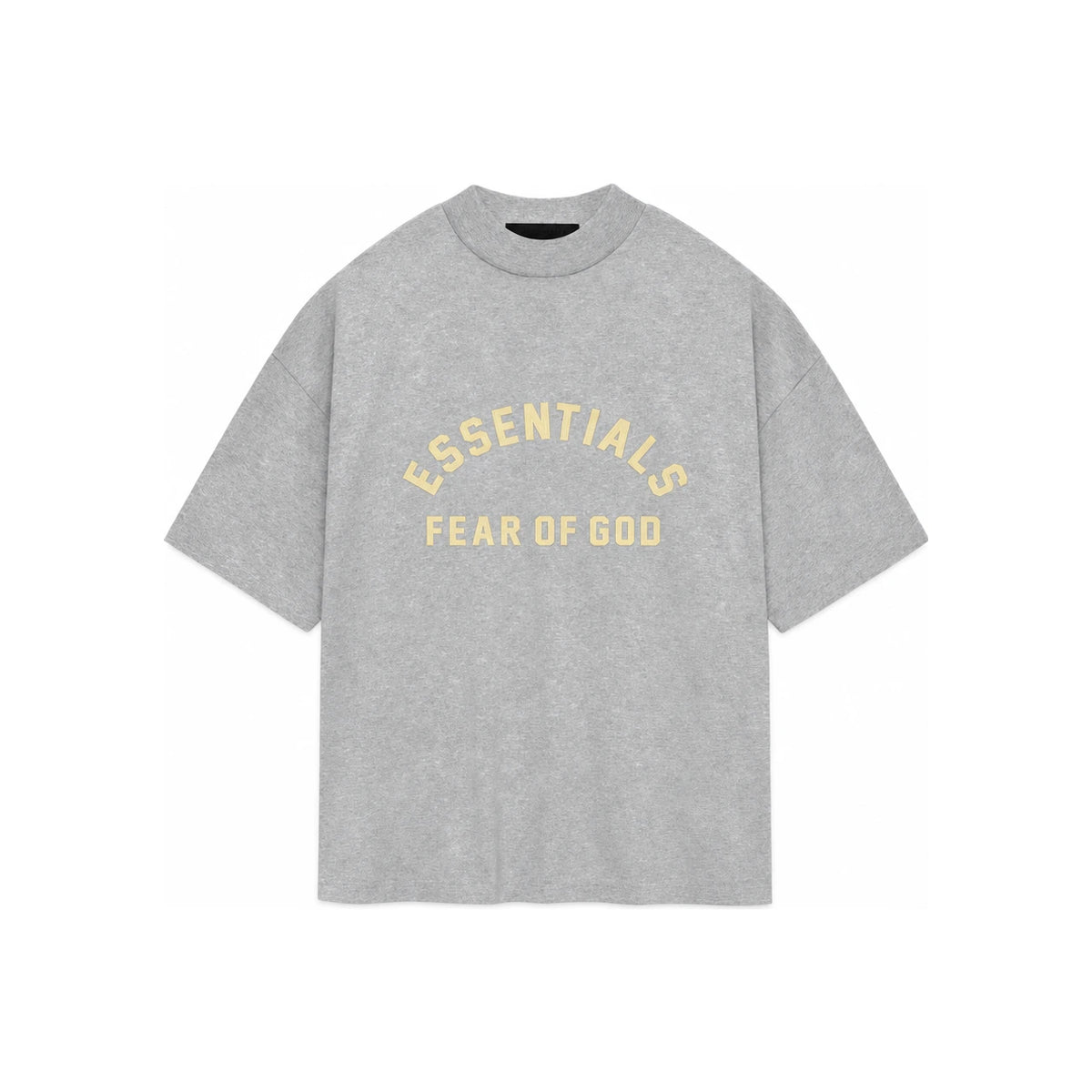 Fear of God Essentials Heavy Jersey T-Shirt Gray Yellow