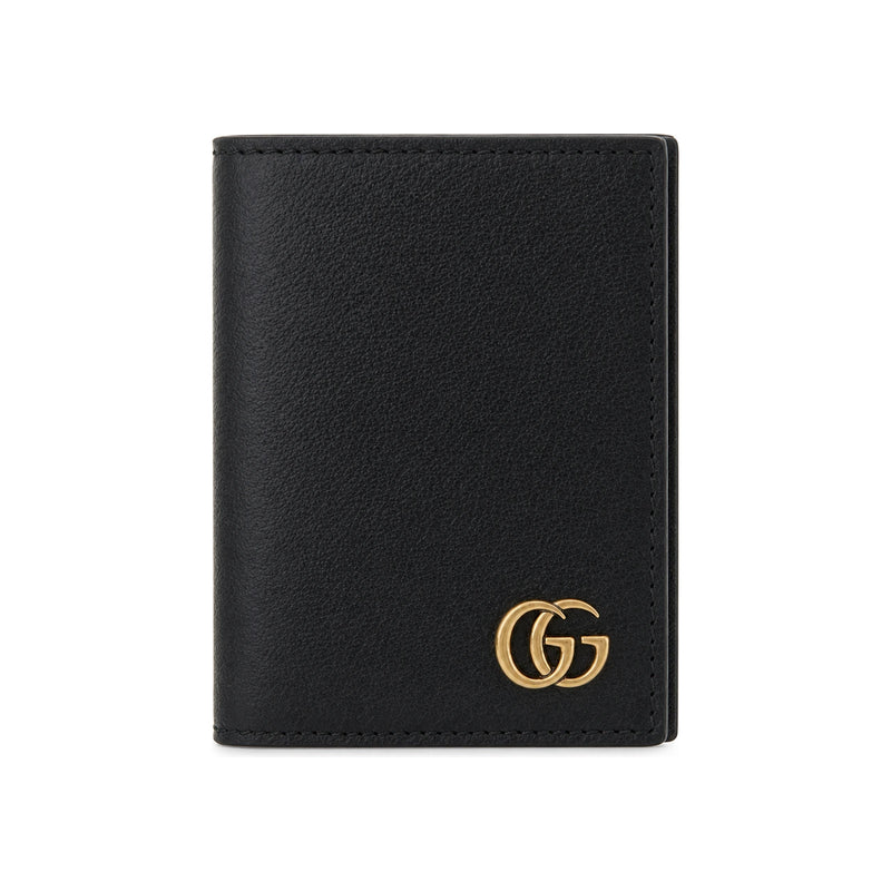 GUCCI GG Marmont Leather Men's Card Holder Wallet 428737 DJ20T 1000