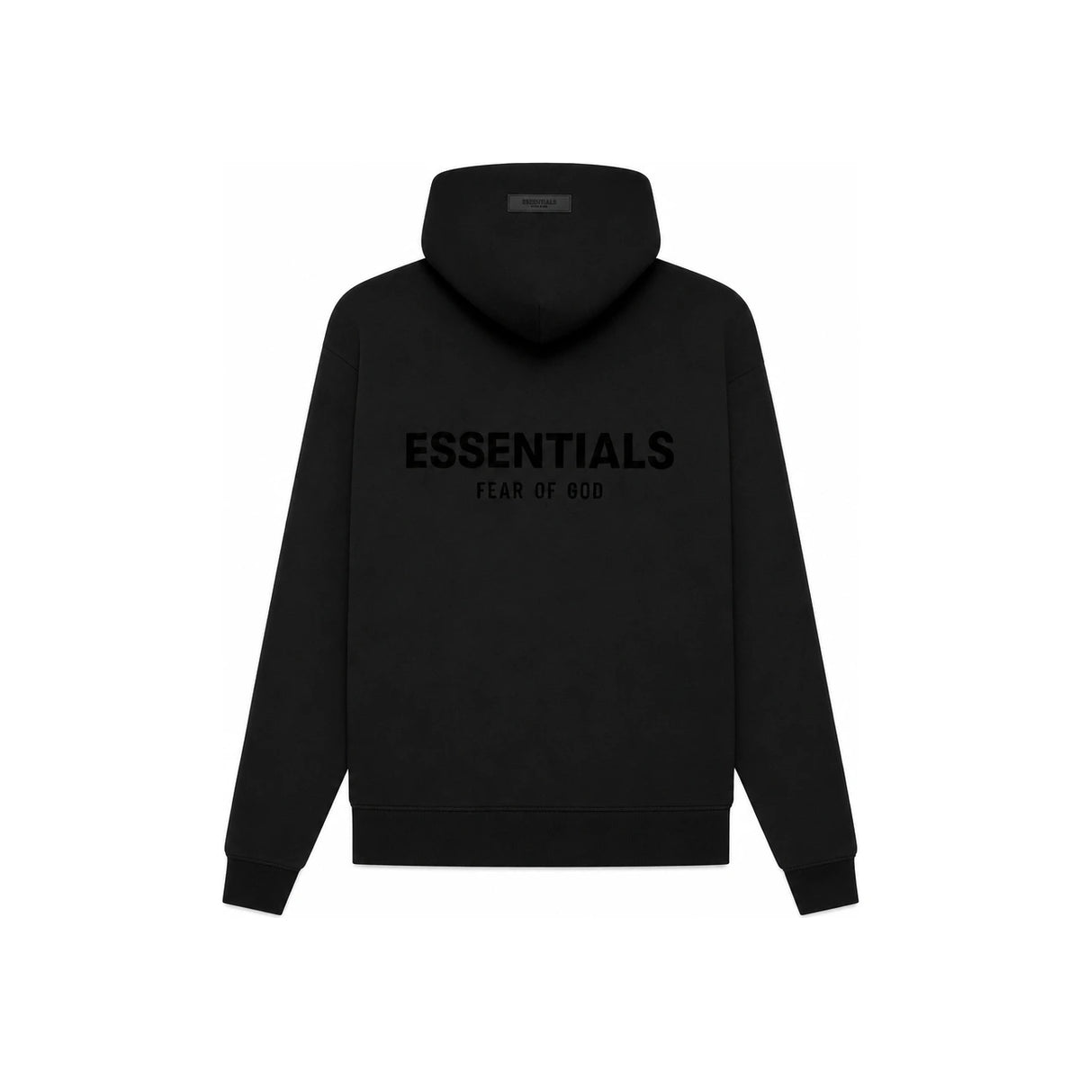 Fear of God Essentials Core Collection Black Stretch Hoodie