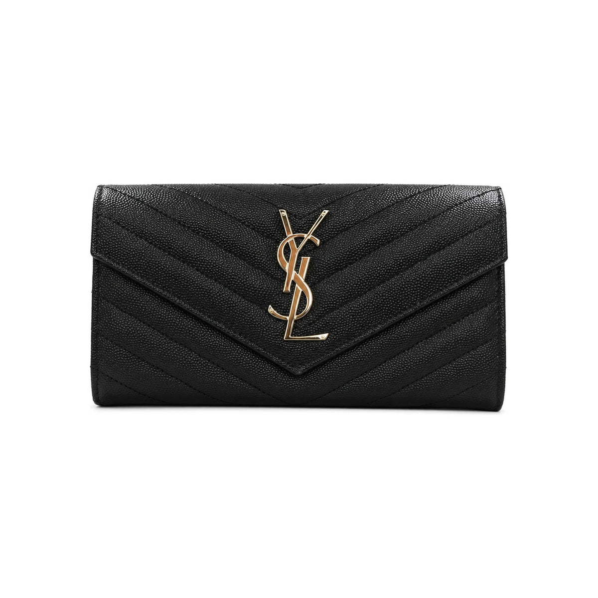 Saint Laurent Cassandre Matelassé Large Flap Wallet 372264BOW011000