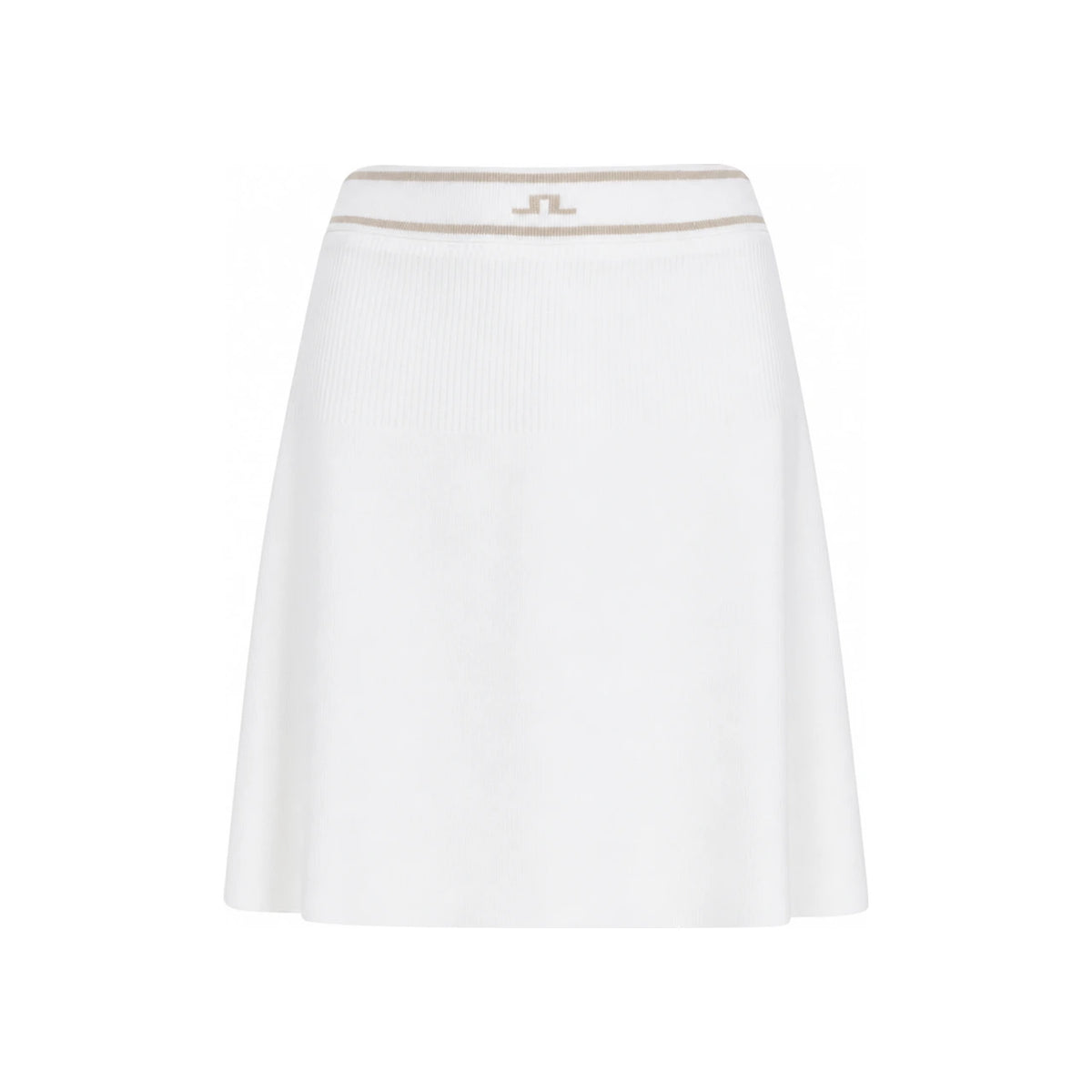 J LINDEBERG Emma Logo Knit Skirt White Women’s Short Skirt GWSD11128 0000