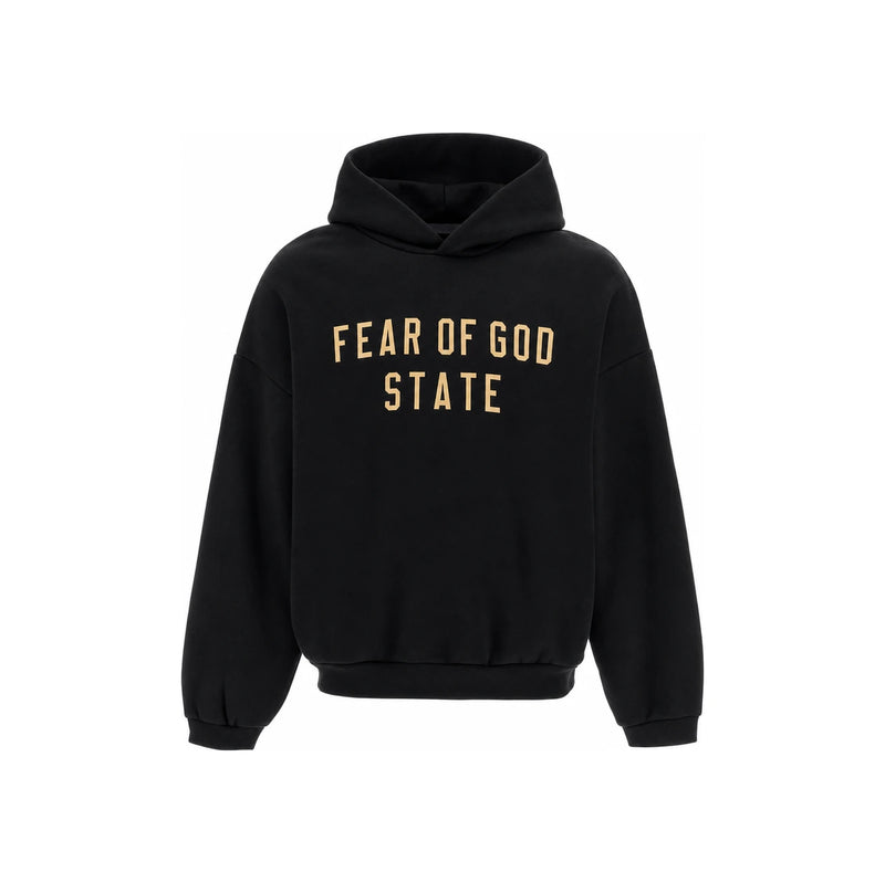 Fear of God Essentials Fleece State Hoodie Black 192BT246250F