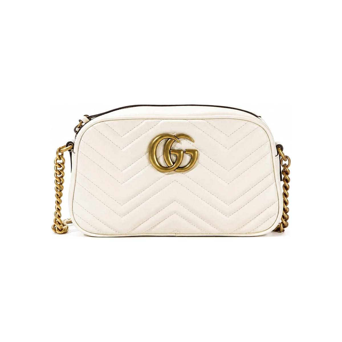 GUCCI Beige GG Supreme Canvas Crossbody Shoulder Bag