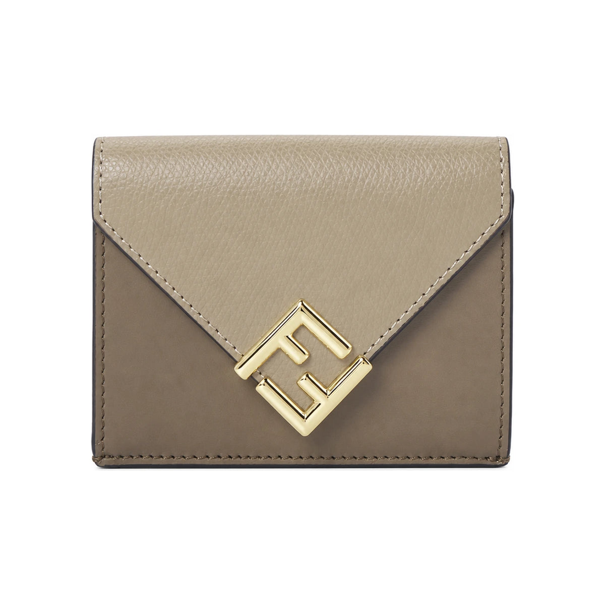 FENDI FF Monogram Leather Bifold Wallet for Women 8M0480 ALV4 F1N1G