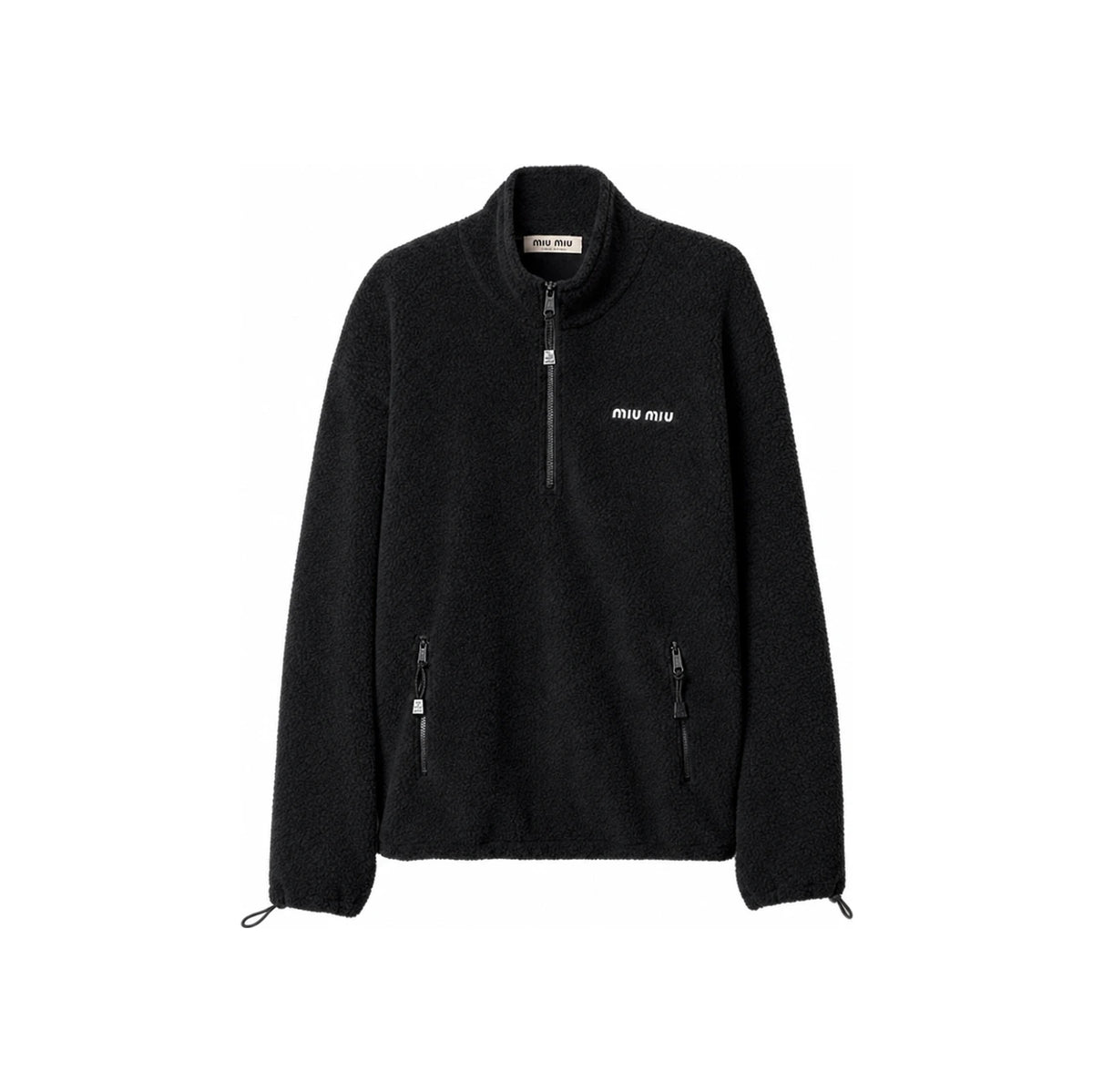 Miu Miu Black Fleece Sweatshirt