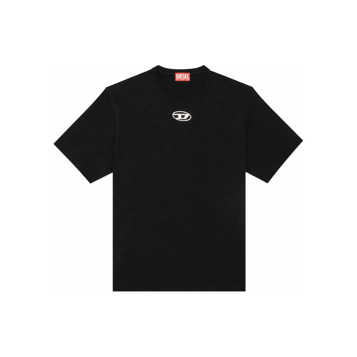 DIESEL Short Sleeve Cotton T-Shirt Men’s Black