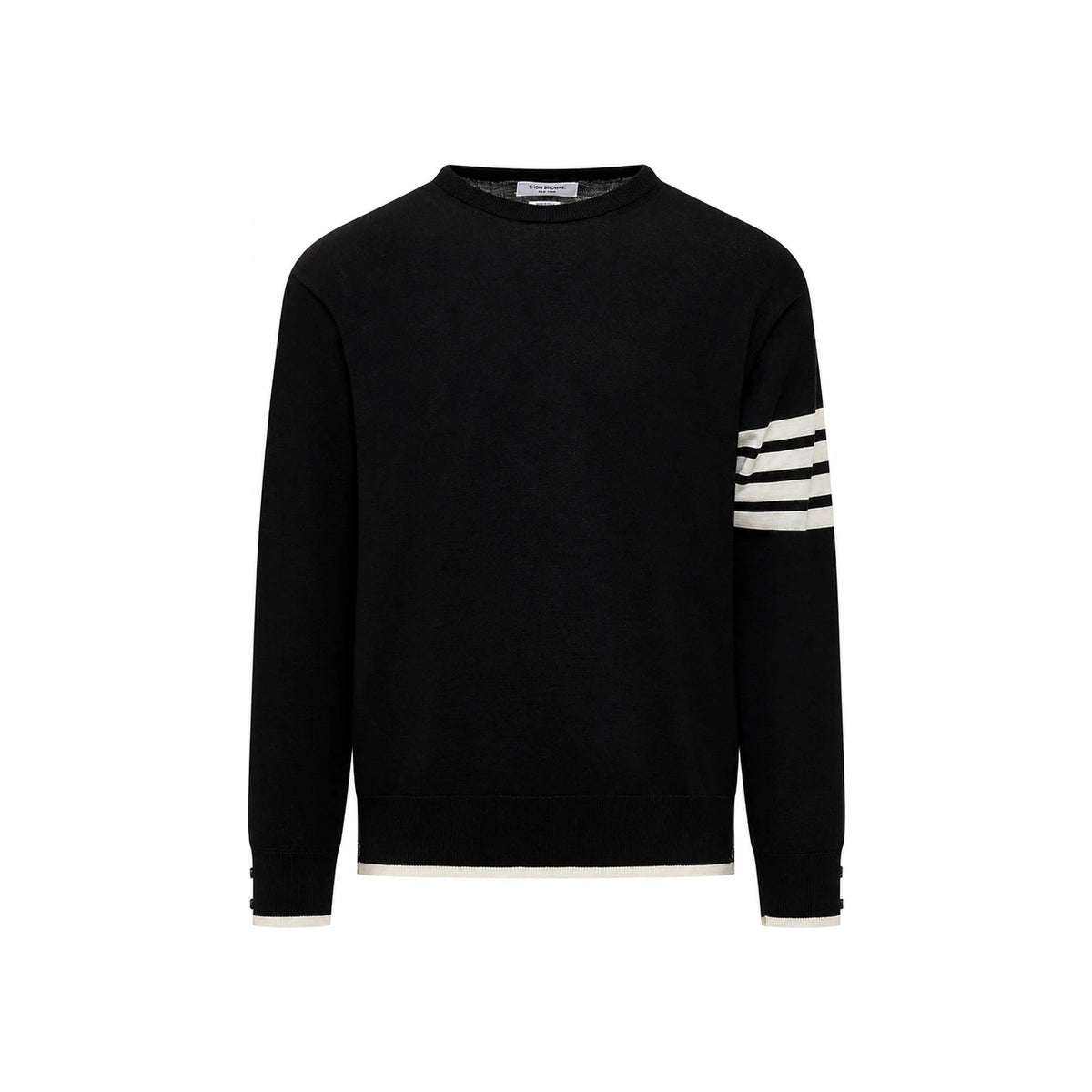 THOM BROWNE Crewneck Knit Sweatshirt Tee for Men MKA002D Y1014 001