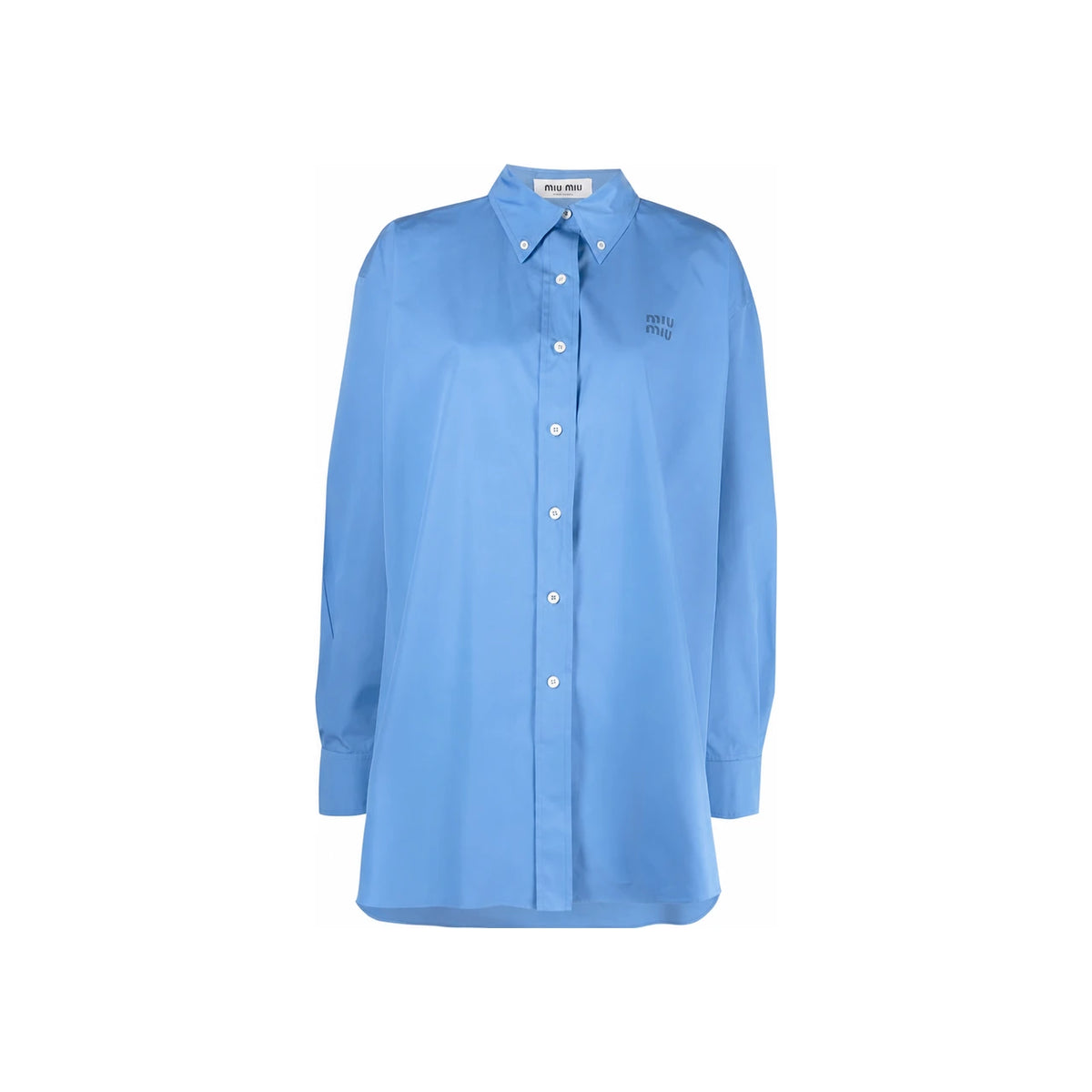 Miu Miu Periwinkle Blue Poplin Shirt Women’s