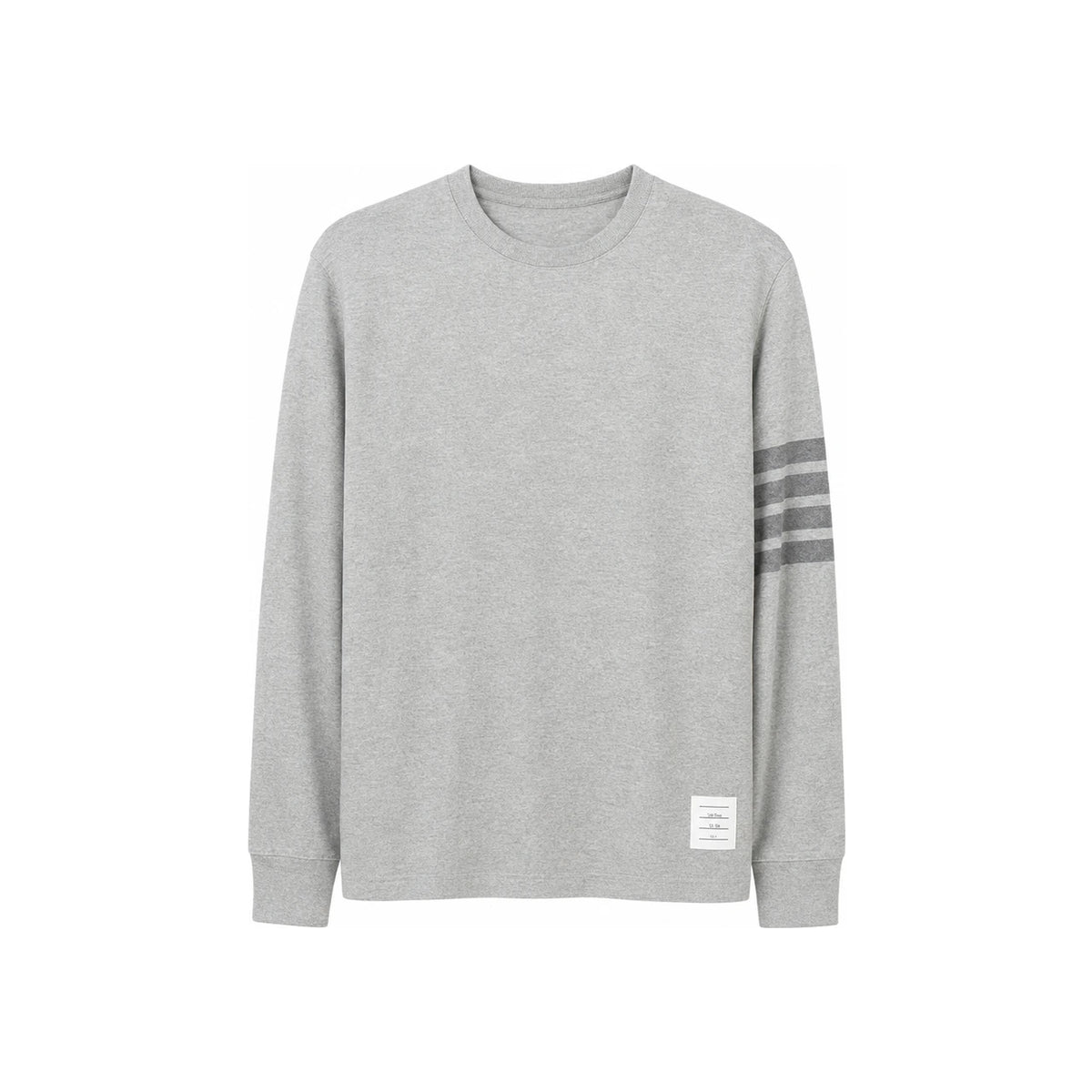 THOM BROWNE Tonal 4-Bar Stripe Oversize Medium Weight Jersey T MJS117A 06769 055