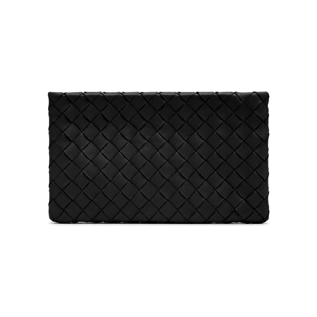 Bottega Veneta Women’s Small Leather Pouch Clutch Bag Navy