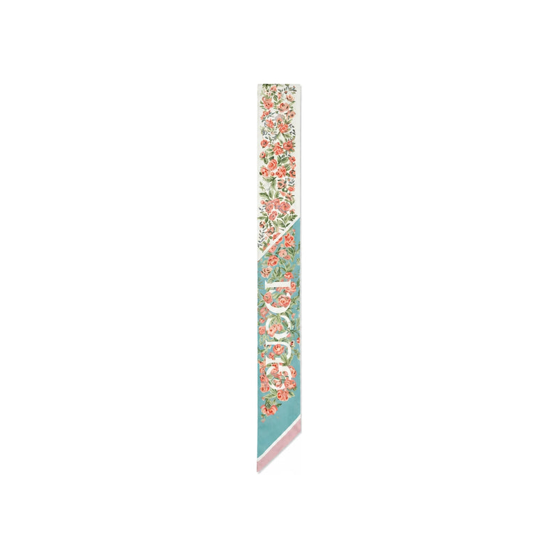 GUCCI Printed Silk Ribbon Scarf 783189 3G001 3972