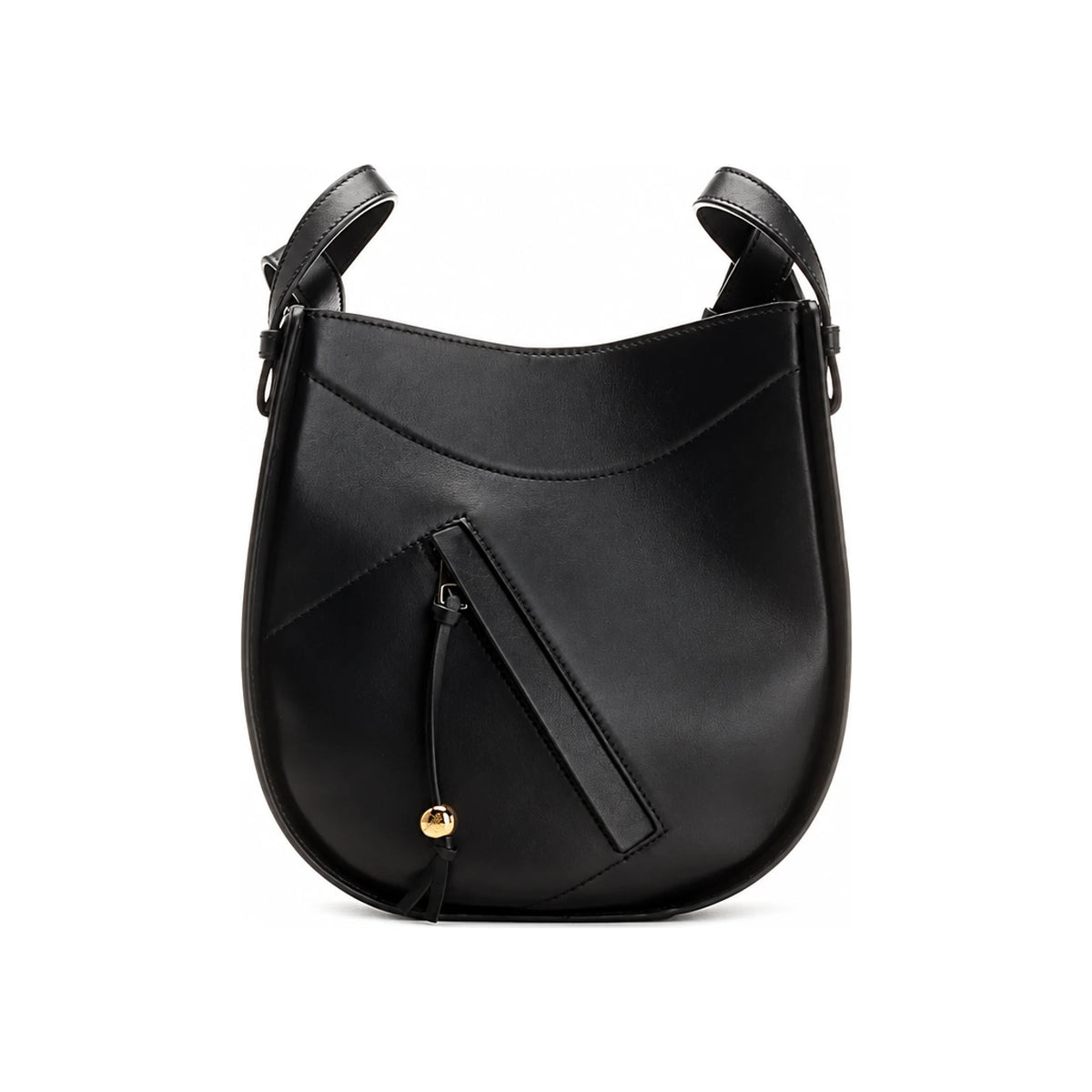 LOEWE Shiny Calfskin Hammock Slice Shoulder Bag A538HHSX01 1100