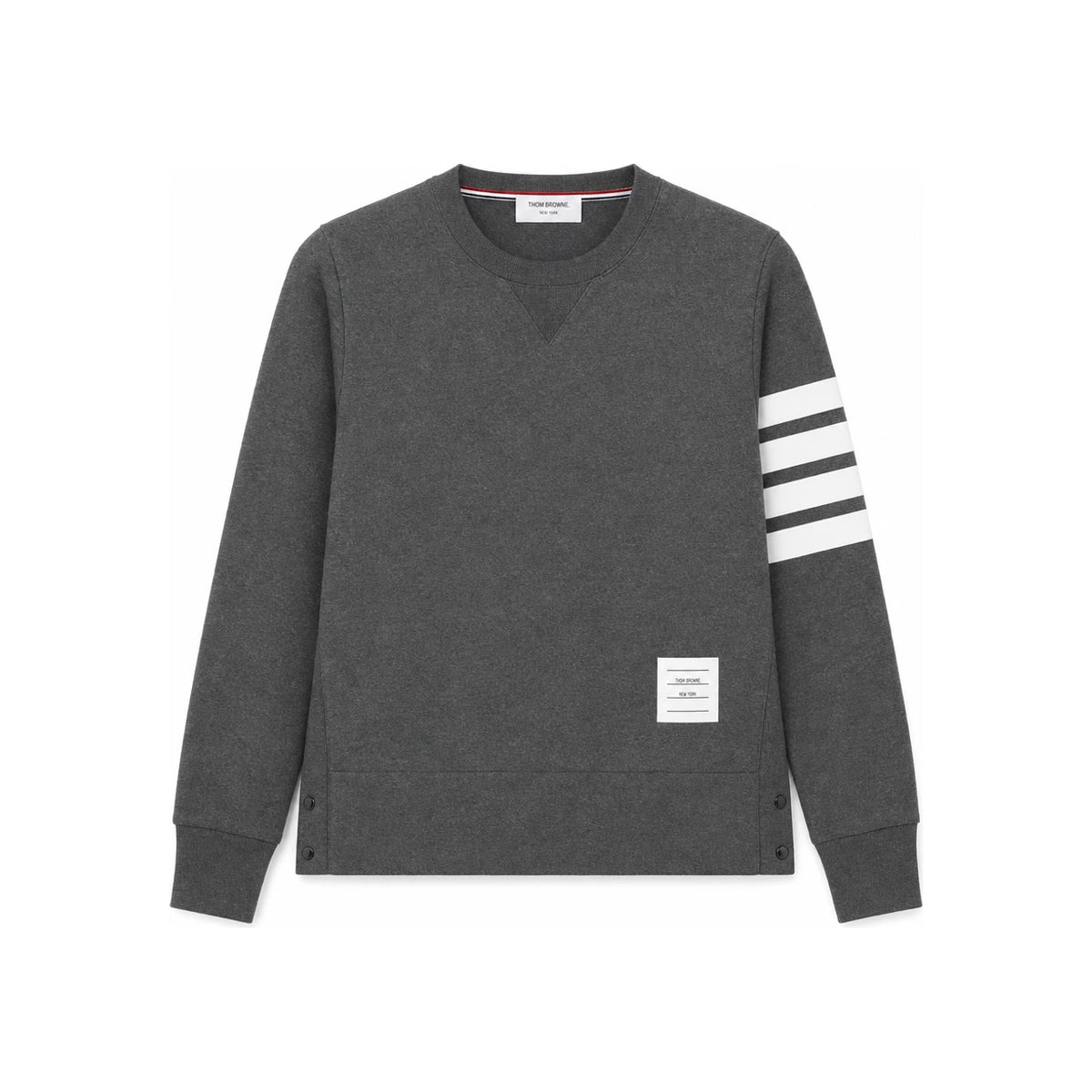 THOM BROWNE 4-Bar Women’s Dark Gray Cotton Sweatshirt