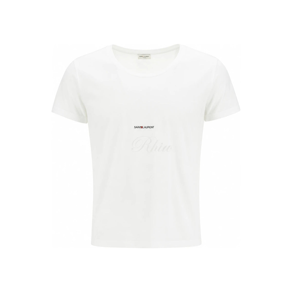 Saint Laurent Logo Short Sleeve T-Shirt Black Men