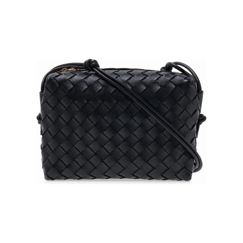 Bottega Veneta Small Loop Camera Crossbody Bag Brown Leather
