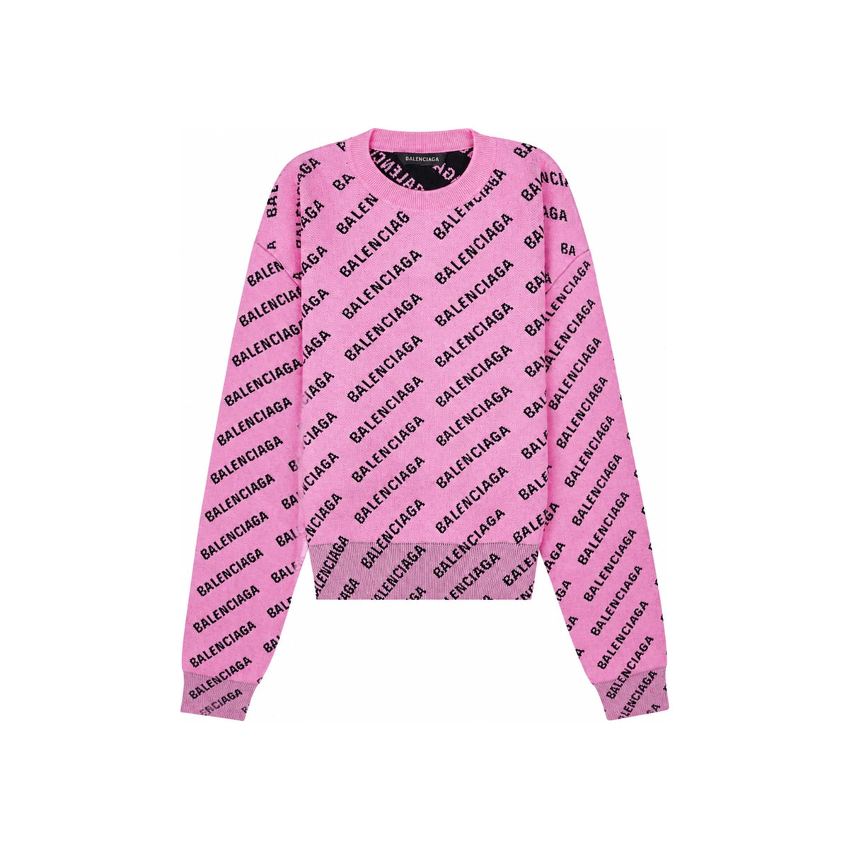 BALENCIAGA Women’s Round Neck Knit Sweater