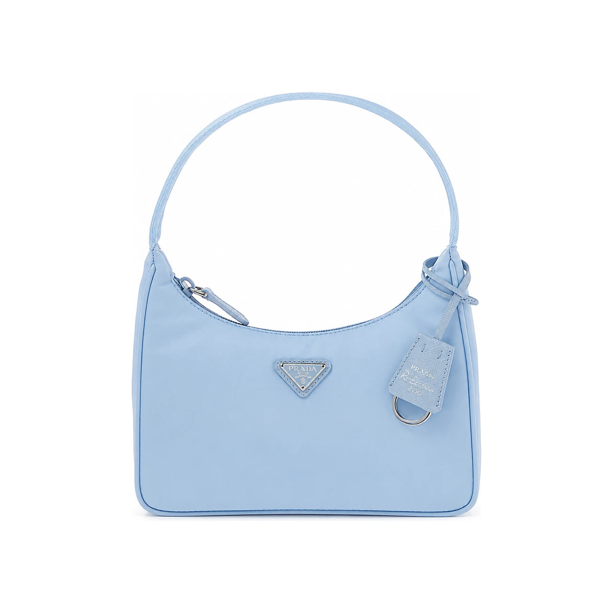 PRADA Re-Nylon Hobo Bag Sky Blue Shoulder Bag