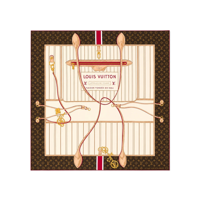 Louis Vuitton Monogram My Neverfull Square 90 Scarf