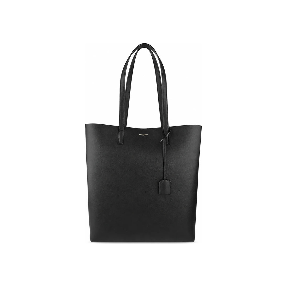 Saint Laurent North South Leather Shopping Tote Bag Black