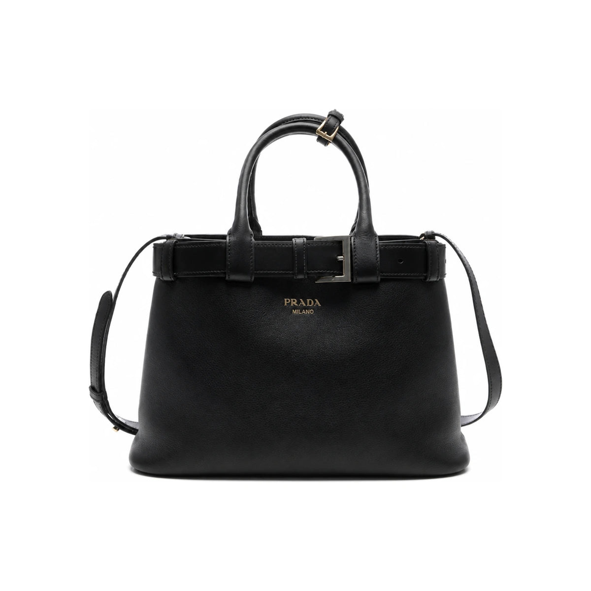 PRADA FW24 Women’s Buckle Medium Shoulder Bag 1BA434 2CY9 F0002 OBO