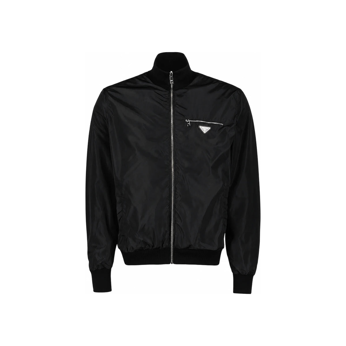 PRADA Triangle Logo Reversible Jacket Black