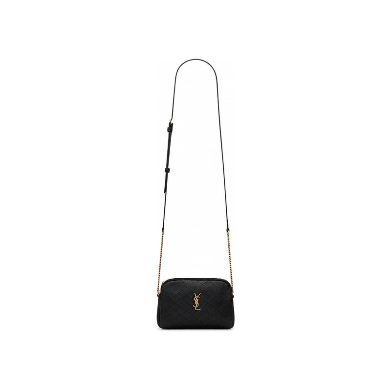 Saint Laurent Gaby Camera Bag Black Leather Crossbody Bag 733667 1EL07 1000