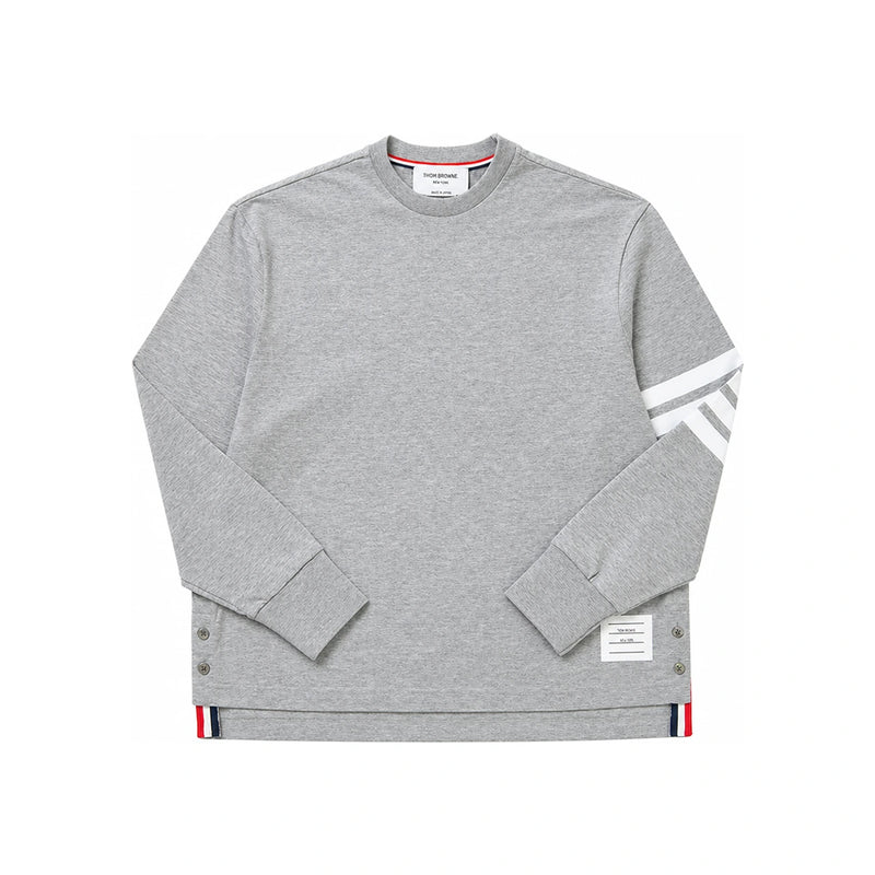 THOM BROWNE Women’s Long Sleeve Bar Stripe T-Shirt FJS066A 06221 055 4