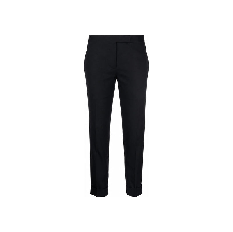 THOM BROWNE Super 120s Wool Twill Skinny Pants Navy