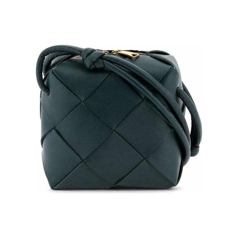 Bottega Veneta Mini Cassette Camera Bag Green Crossbody