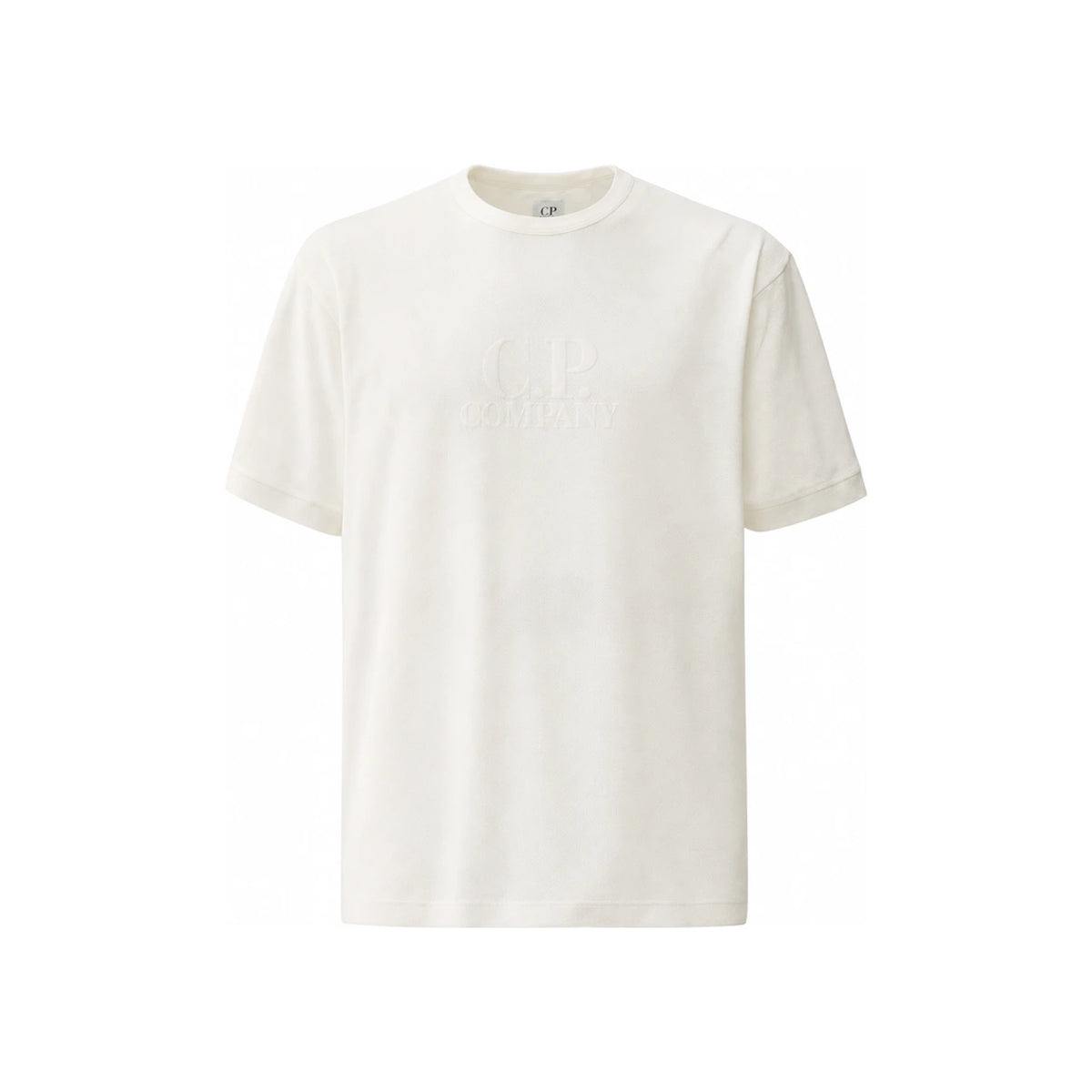 CP Company Men’s Short Sleeve T-Shirt White Cotton