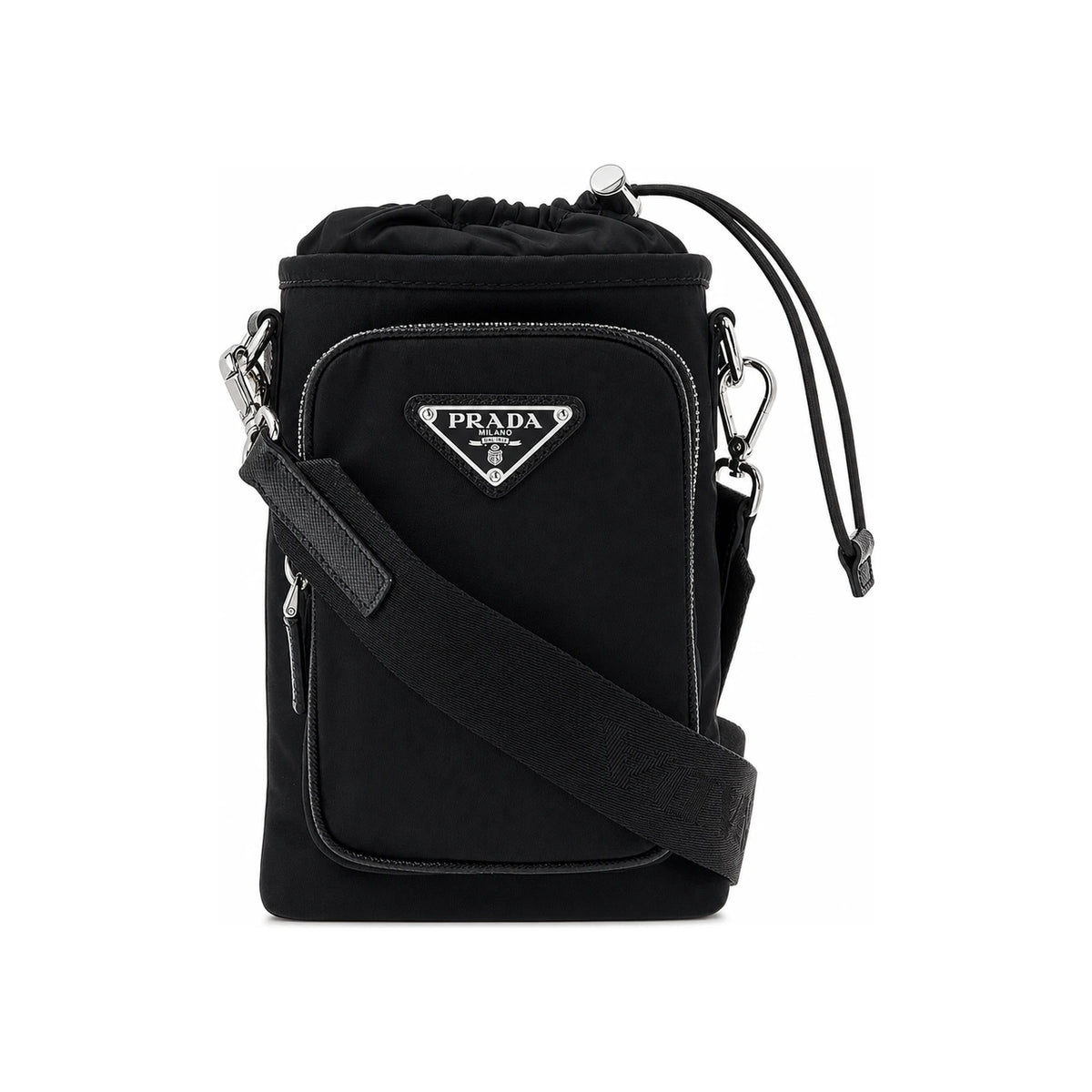 PRADA Re-Nylon Smartphone Crossbody Bag Black Unisex
