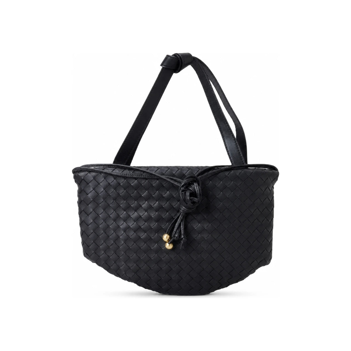 Bottega Veneta Intrecciato Bulb Leather Shoulder Bag