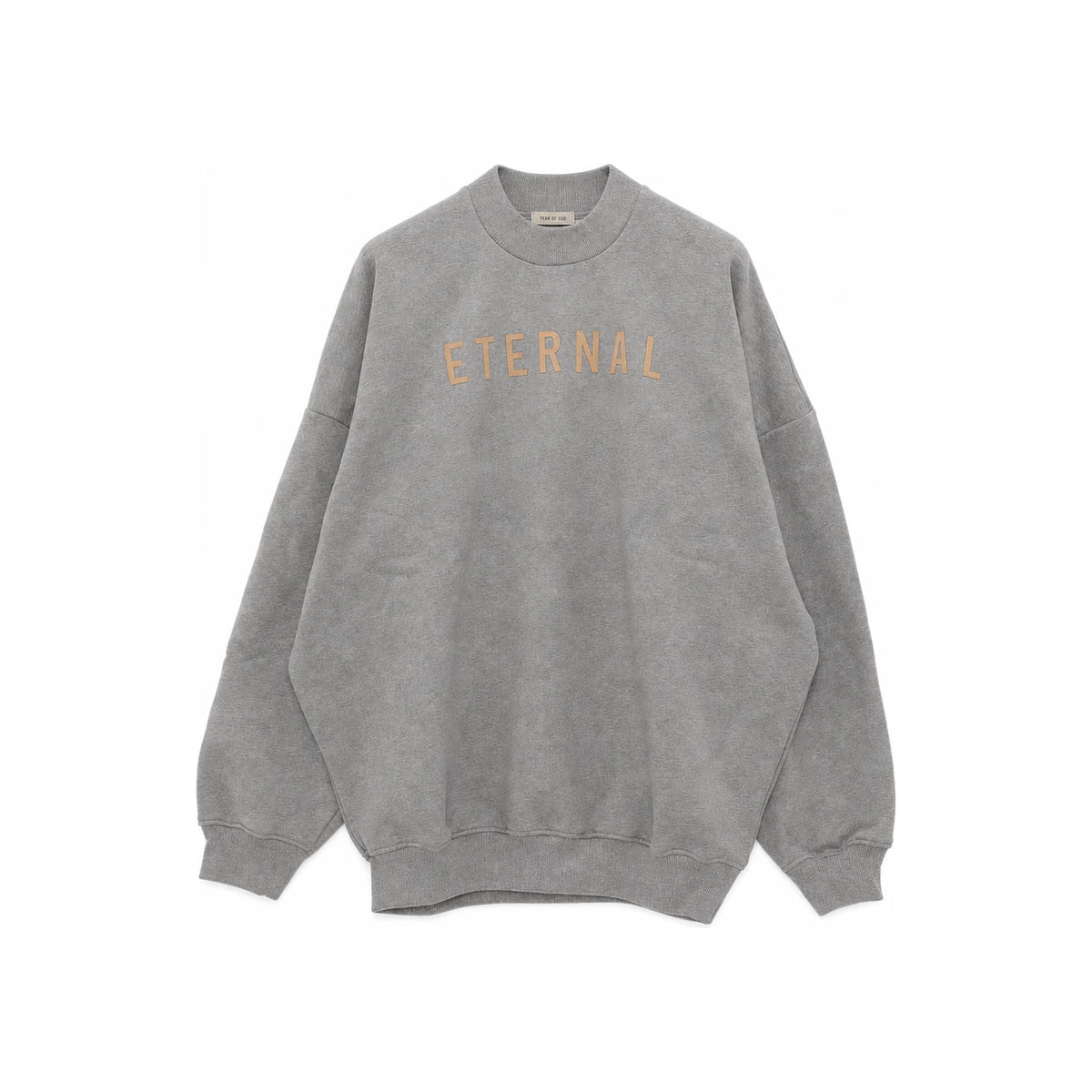Fear of God Heather Gray Fleece Crewneck Sweatshirt