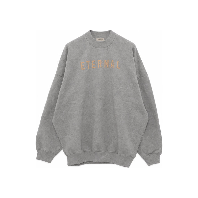 Fear of God Heather Gray Fleece Crewneck Sweatshirt